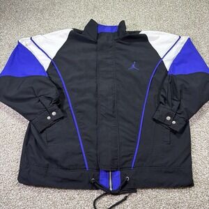 Vintage 1995/1996 Nike Air Jordan warm-up jacket Black Concord Size Medium